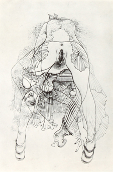Hans Bellmer - Oeuvre Grave by Andre Pieyre De Mandiargues - הנס בלמר - Click to Zoom