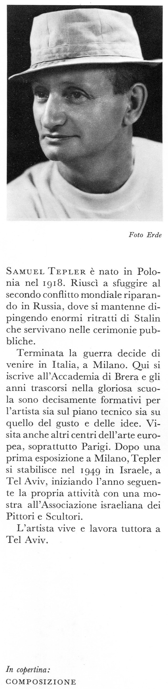 Monografia Di Samuel Tepler by Mario Lepore - שמואל טפלר - מונוגרפיה מקיפה, מבוא - מאריו לאפורה - Back To List of Art Books