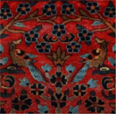 Antique Sarouk rug - the Tree of Life pattern - Click for Detailed Info 