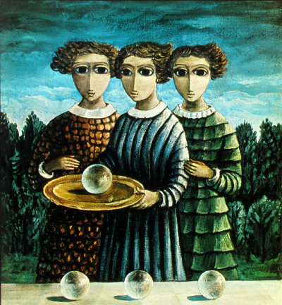 Yosl Bergner - Paintings 1963-68 - Bubble Game - אלבום יוסל ברגנר