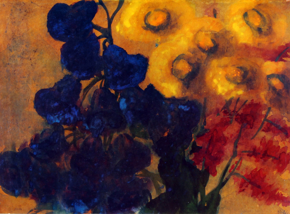 Emil Nolde - Flowers and Animals: Watercolours and Drawings by Martin Urban - אמיל נולדה - Back To List of Art Books and Art Monographs