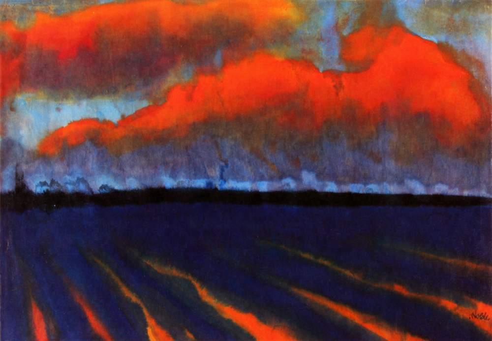 Emil Nolde - Landscapes: Watercolours and Drawings by Martin Urban - אמיל נולדה - Back To List of Art Books and Art Monographs
