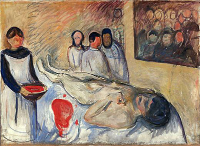 Edvard Munch - On the Operating Table 1902-03 - Oil on canvas, Munch Museum, Oslo - אדוארד מונק