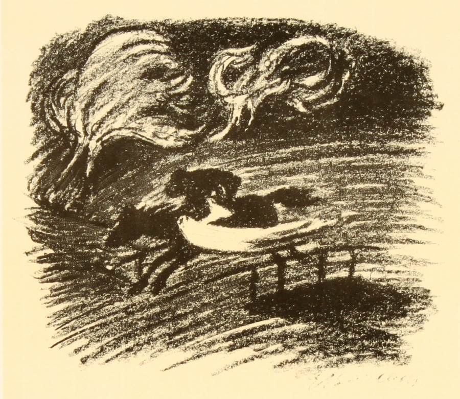 Ernst Barlach: Erlkonig 2 - ארנסט ברלך - Goethe Gedichte Mit Steinzeichnungen - Back To List of Art Books