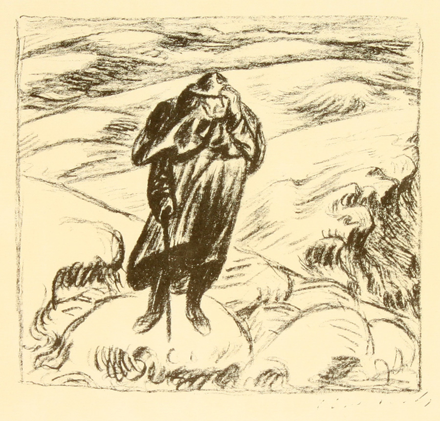 Ernst Barlach: Harzreise im Winter 3 - ארנסט ברלך - Goethe Gedichte Mit Steinzeichnungen - Back To List of Art Books