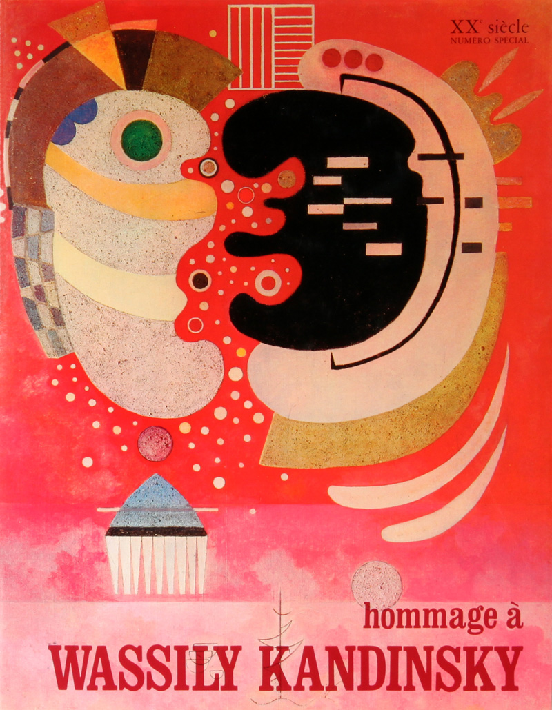 XXe Siecle Special issue - Homage to Wassily Kandinsky by G. Di San Lazzaro - Art Book with Original Lithographs - ליתוגרפיות של וסילי קנדינסקי