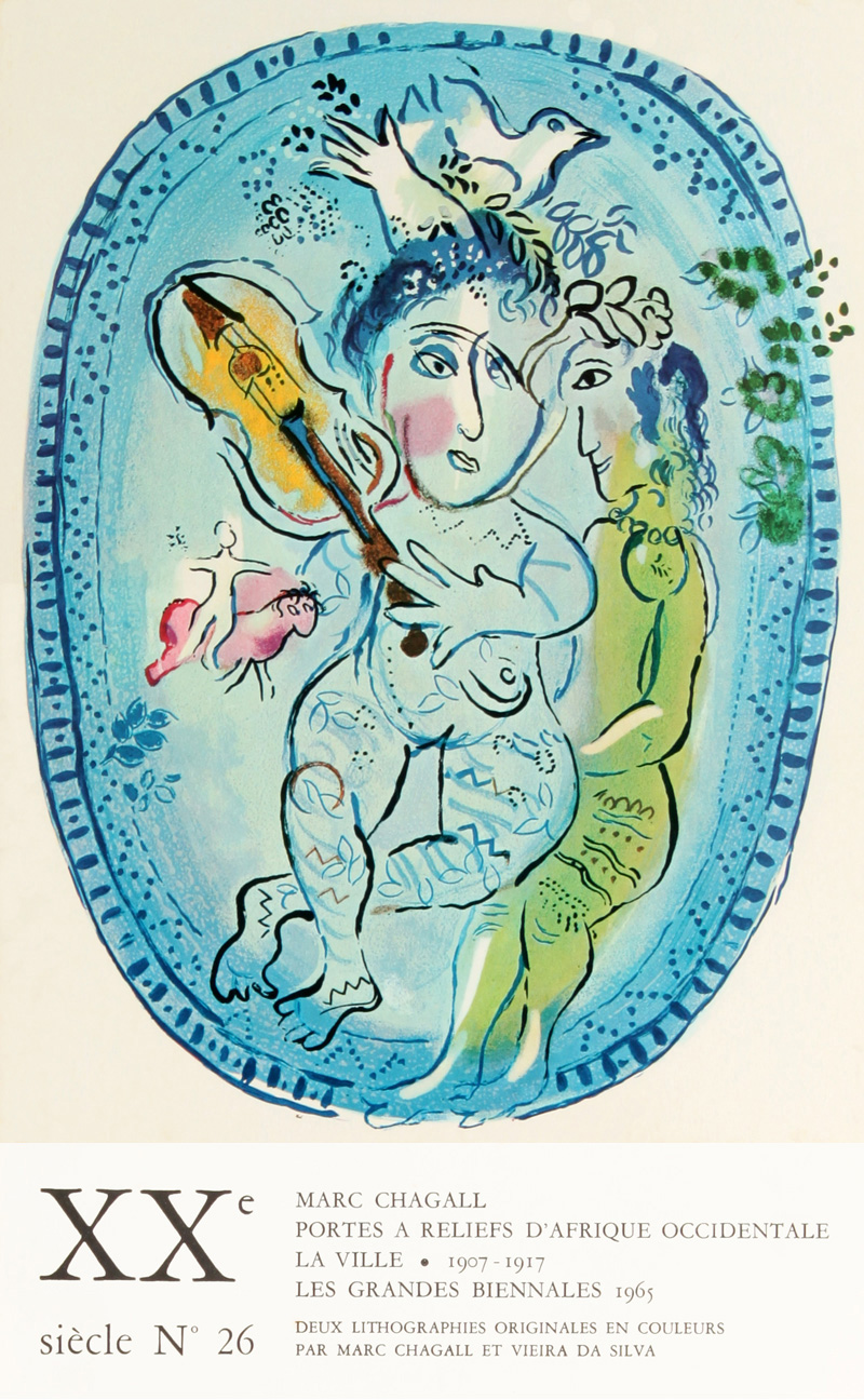 XXe Siecle 1966 No 26: Lithographies Originales - Marc Chagall - Vieira Da Silva - מרק שאגל - וירה דה סילבה - ליטוגרפיות - Back To List of Art Books