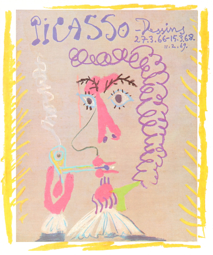 PICASSO Zeichnungen - 27.3.66-15.3.68 - ציורים של פיקאסו - Vorwort von Rene Char Text von Charles Feld