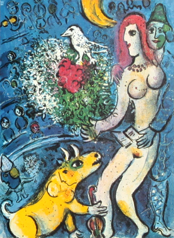 The Lithographs of CHAGALL, 1962-1968: Volume III - The Circus - Lithograph No 522 - הקרקס - ליתוגרפיה של מארק שאגאל
