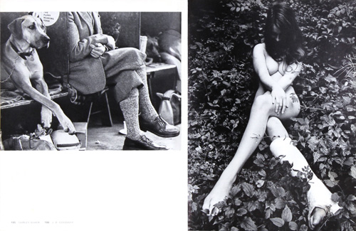 Photography Year Book 1968 - At the dog-show by Shirley Baker on the left - 'Is there a message' by Beverley Goodway on the right - ספר הצילום השנתי של 1968 - Click to Zoom