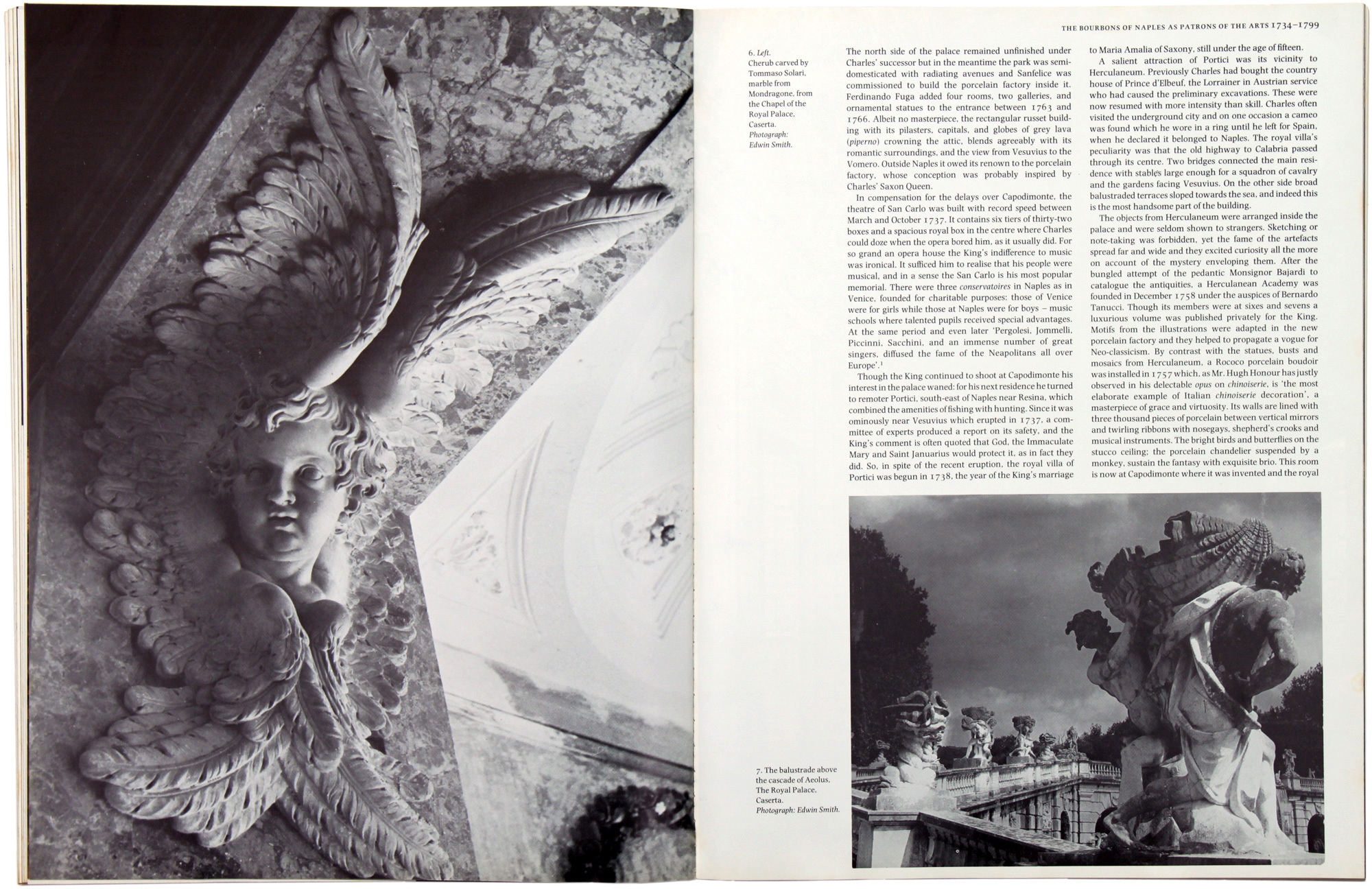 The CONNOISSEUR back issues - October 1977 - The Bourbons of Naples as patrons of the Arts by Harold Acton Pages 84,85 - Back To List of Art Magazines