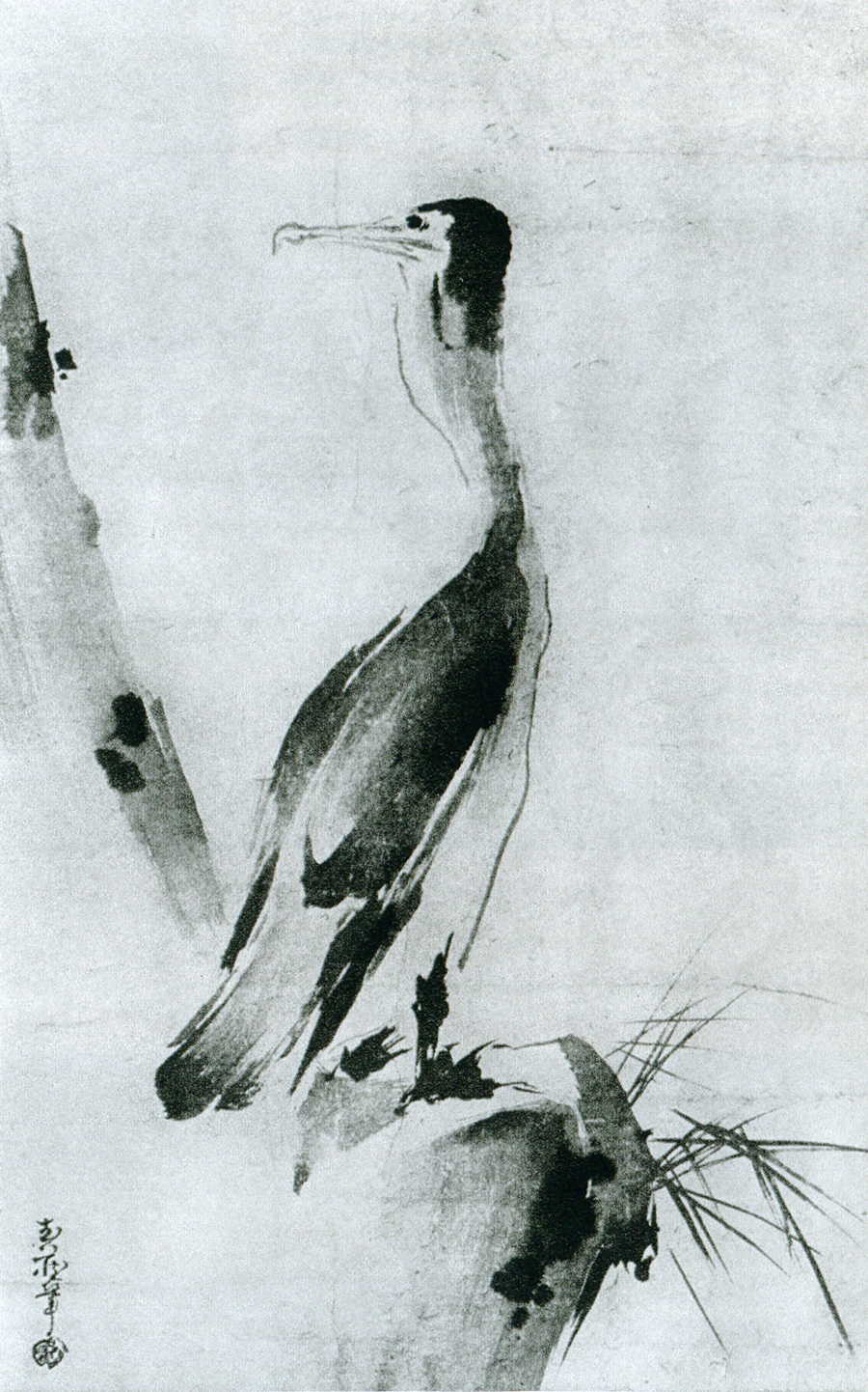 U (Cormorant) by Musashi Miyamoto - a 17th century swordsman of great fame - יפן - רבעון לתרבות ואמנות יפנית - Back to List of Art Magazines