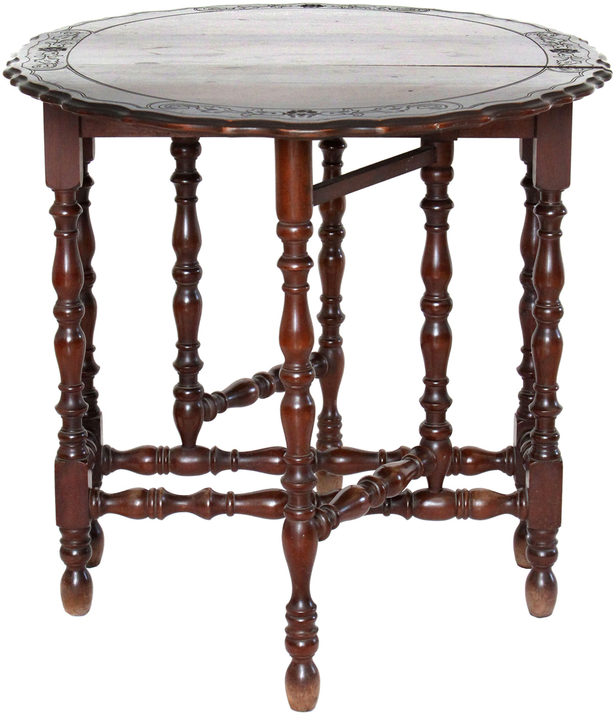 Antique Victorian gate-leg table - שולחן גייטלג ויקטוריאני עתיק - Back To List of Antique English Furniture
