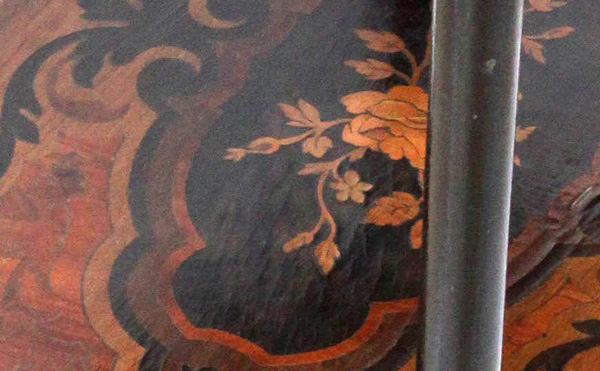 Antique Victorian What-not (Etagere) with Marquetry Shelves - Click to Zoom