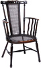 Rare Victorian Windsor Chair with Caned Seat and Back