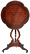 Tilt-Top Tea Table with Inlaid Marquetry Tabletop - Antique Furniture - שולחן אנגלי עתיק - מתקפל ומשובץ עץ - מרקטרי