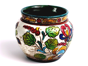 Art Nouveau Vintage Italian Deruta Maiolica Vase - Signed by Mancinelli - Click for Detailed Info