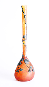 Antique French Single Flower Glass Vase - Art Nouveau - Late 19th Century - Click for Detailed Info in our BidSpirit page