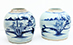 Pair of Antique Chinese Porcelain Storage Jars - 18th century
