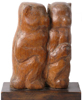 Joseph Constant - הפסל יוסף קונסטנט - Two Monkeys - Animals Sculptures