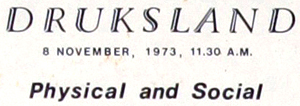Michael_Druks - DRUKSLAND - מיכאל דרוקס - Physical and Social - Title 08 November 1973