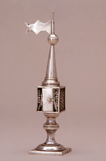 Jewish Havdalah Spice Box - Poland circa 1830 Silver - תיבת בשמים של יהודי מזרח אירופה