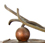 Michael Druks - Assemblage Sculpture of Wooden Objects with Forks - מיכאל דרוקס - פסל אסמבלאז' - אימומים מזלגות וכפית