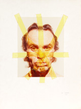 Michael Druks - Photo Collage with Sellotape - Self Defaced Portrait - מיכאל דרוקס - פוטו קולאז' עם סלוטייפ