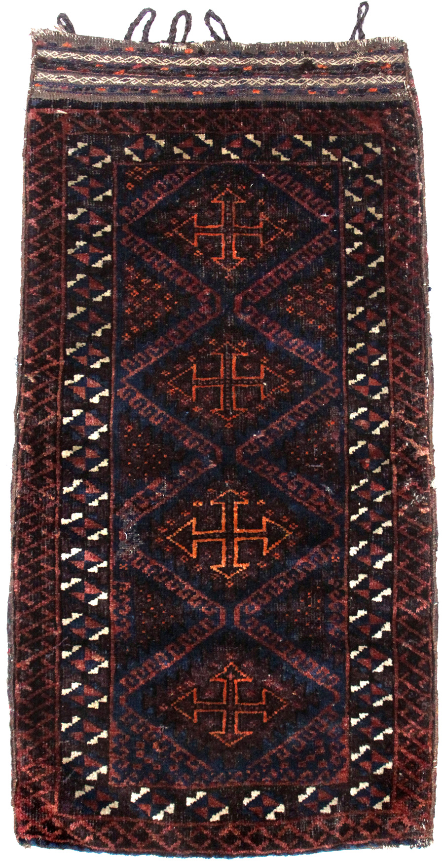Antique Baluch Bolesht - a Baluch Pillow Bag - Back To List of Oriental Carpets and Rugs