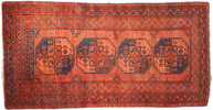 Antique Afghan Carpet by the Ersari of Northern Afghanistan - שטיח אפגני עתיק - Back to list of Antique Turkmen Carpets